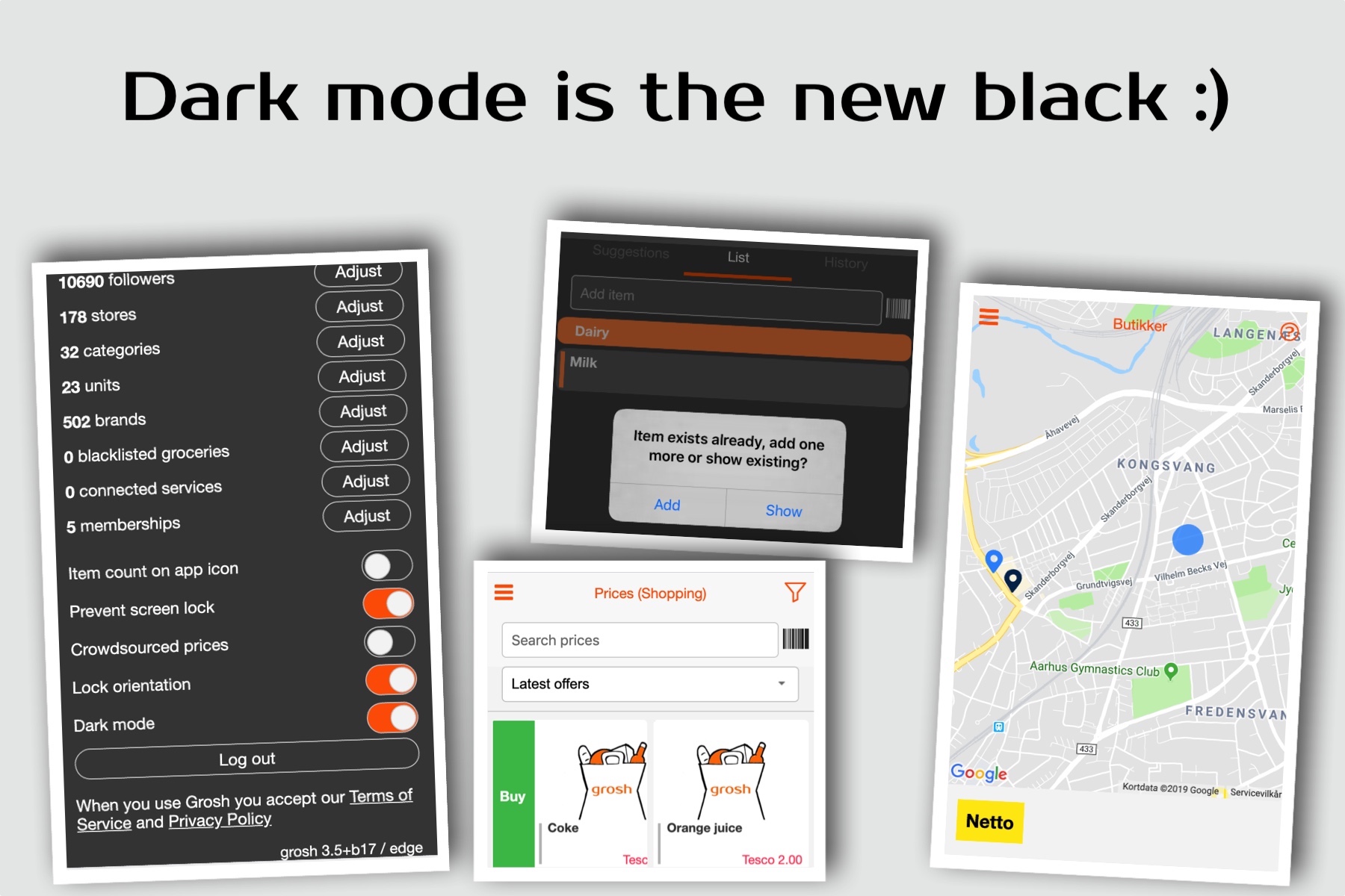 Dark mode is the new black :)