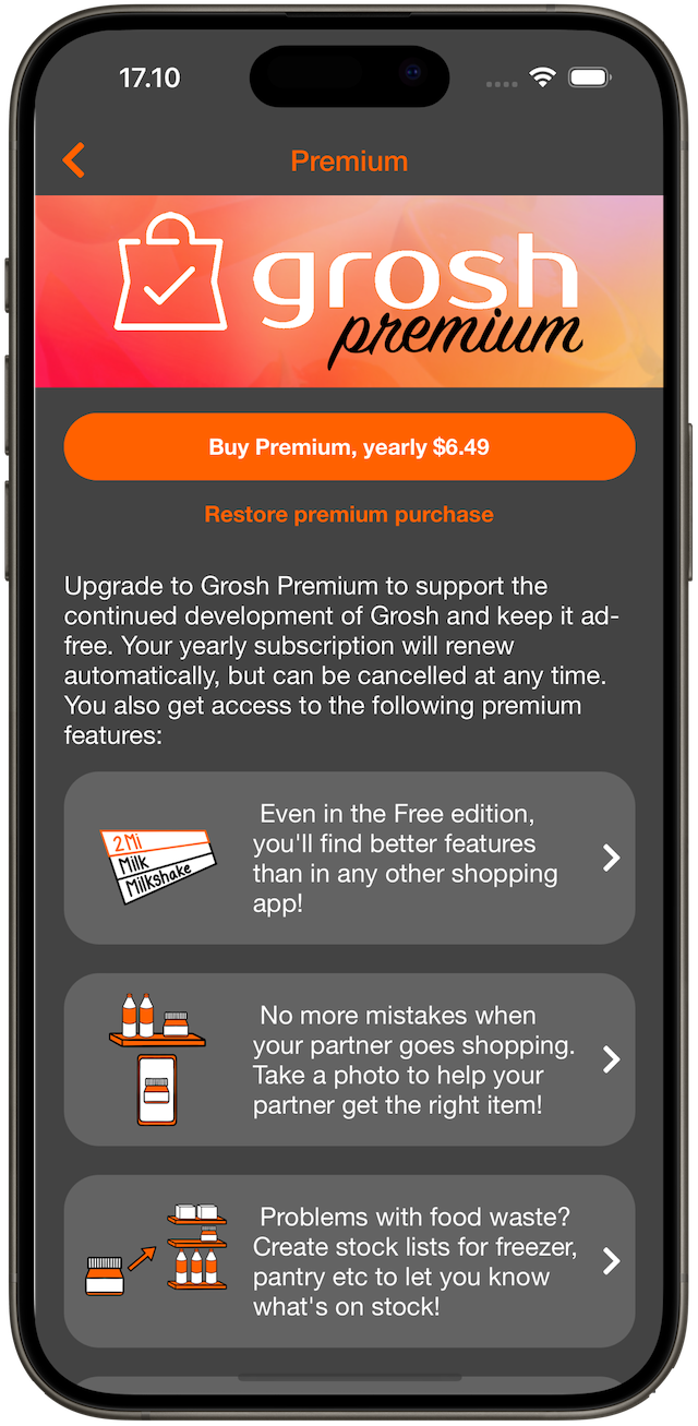 premium shopping app